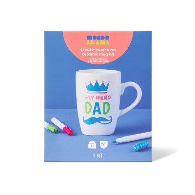 Create-Your-Own Ceramic Mug Mothers/Fathers Day Craft Kit- Mondo Llama&#8482;_2