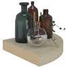 vidaXL Floating Corner Shelves 4 pcs Oak 9.8"x9.8"x1.5" MDF - 4 of 4