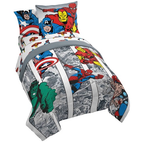 Avengers bed 2025 set queen