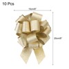 Unique Bargains Christmas Presents Bright Large Pull Bow Ribbons Glitter Gift Wrapping 10 Pcs - 2 of 4