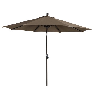 Home Fashions International 9' Round Suntastic Auto Tilt Outdoor Patio Canopy Market Umbrella