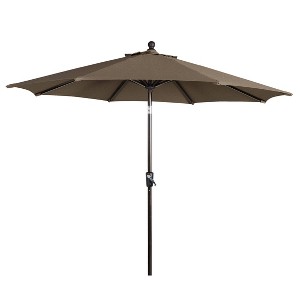 Home Fashions International 9' Round Suntastic Auto Tilt Outdoor Patio Canopy Market Umbrella - 1 of 1