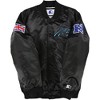 STARTER Mens Carolina Panthers Varsity Jacket, Black, X-Large - 2 of 4