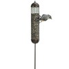 Woodlink 36 Inch Tall Portable Artistic Cattail Stake Bird Feeder with Metal Mesh Seed Cage for Backyards, Patios, Lawns, and Porches - 2 of 3