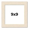 PosterPalooza | 9x9 Wide Barnwood Picture Frame, UV Acrylic, 6 Finishes - Grey, Brown, White, and Black - 2 of 4