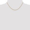 Black Bow Jewelry 1.4mm 14k Yellow Gold Solid Classic Cable Chain Necklace - 3 of 4
