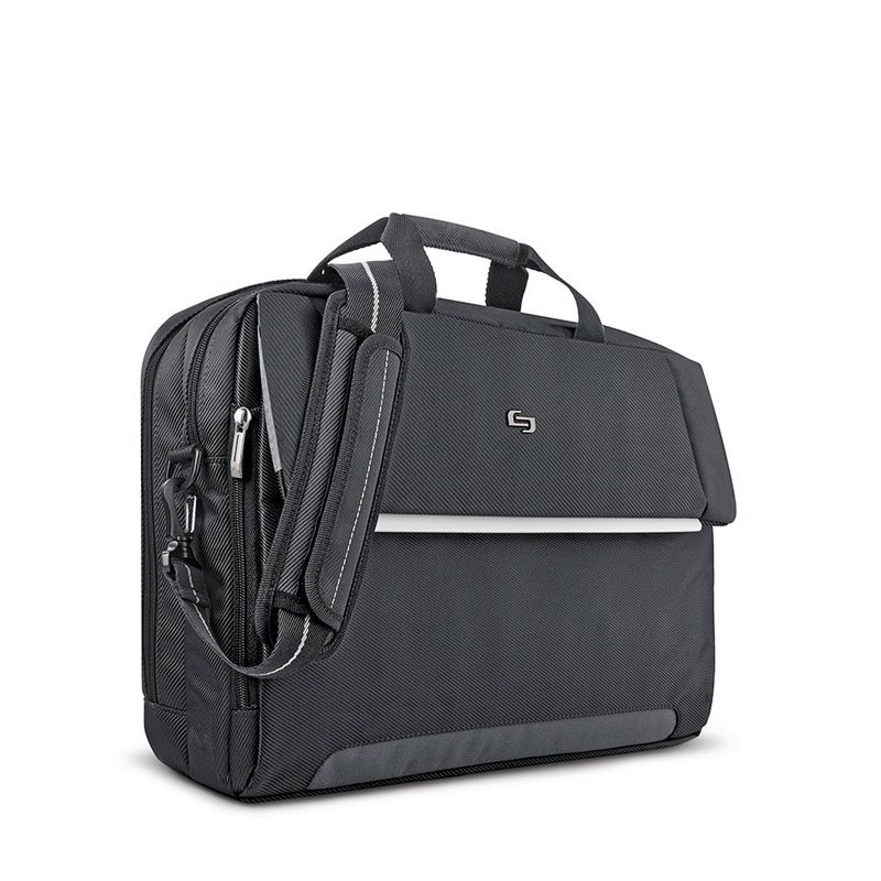 Solo New York Chrysler 17.3&#34; Laptop Briefcase - Black, 3 of 12
