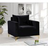 Meridian Furniture,Naomi Velvet Chair - 2 of 4