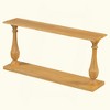 KIGFTSOD Vintage Sofa Table Console Table with Luxurious Pine Veneer and Elegance Vase-Leg Design for Living Room Study Room Entryway Bedroom - 3 of 4