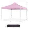 Pop Up Canopy Tent, Commercial Instant Shade Canopy Removable Sidewalls and Roller Bag, Outdoor Portable Shelter for Events, Parties, Camping - 4 of 4