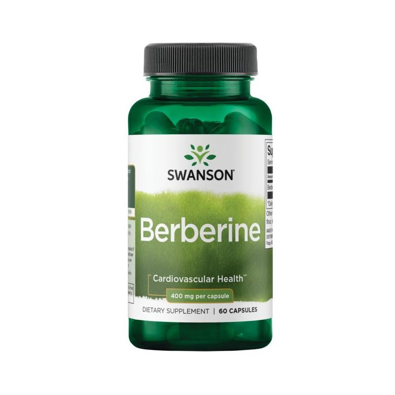 Swanson Herbal Supplements Berberine 400 mg Capsule 60ct, 1 of 7
