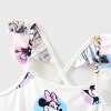 Disney Princess Rapunzel Ariel Moana Belle Toddler Girl Dress Ruffle Sleeve Crossback Strap Birthday Summer Sundress 2-6 Y - 3 of 4