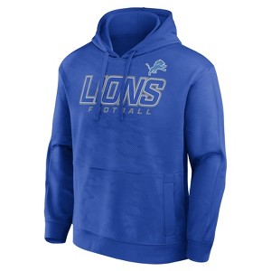 NFL Detroit Lions Men's Long Sleeve Performance Hooded Sweatshirt - 1 of 3