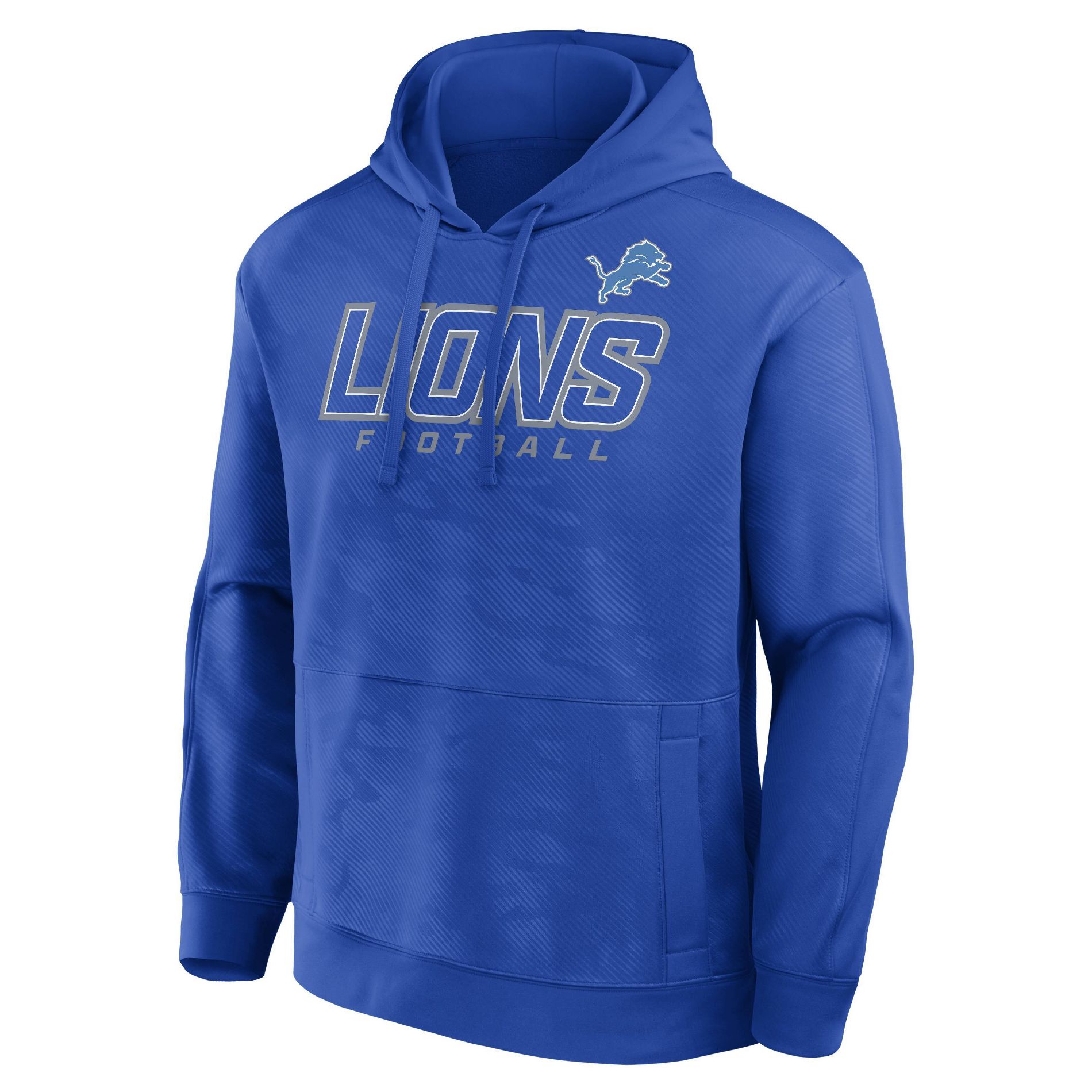 NFL Detroit Lions Men's Long Sleeve Performance Hooded Sweatshirt