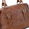 Top Handle Purse Hobo Shoulder Barrel Satchel Handbags for Women - 3 of 4