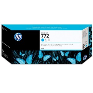 HP Inc. 772 300-ml Cyan DesignJet Ink Cartridge, CN636A - 1 of 4