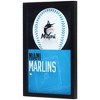 MLB Miami Marlins Baseball Glass Framed Panel - 2 of 4