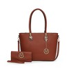 MKF Collection Vanessa Women's Fashion Tote & Wallet Set Handbag by Mia K - 2 of 4