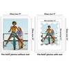 Americanflat Picture Frame with Oval Mat Insert and Shatter-Resistant Glass - Signature Collection - Photo Frame for Wall Display - 2 of 4