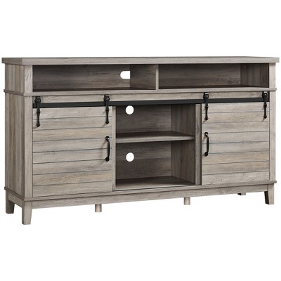 Tv Table Yaheetech 55-Inch For TVs Up To 65 Inches – Gray Media