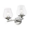 Livex Lighting Willow 2 - Light Vanity in  Polished Chrome - 4 of 4