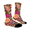 Colorful Watermelon Women Printed Crew Socks Funny Funky Socks Soft Polyester Novelty Gifts for Artists Men - 3 of 4