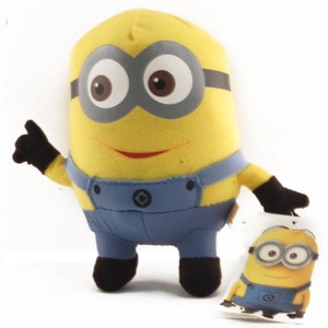 Toy Factory Despicable Me 6" Plush Two Eyed Minion Dave Thumbs Up - 1 of 1
