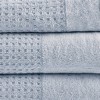 Chery Life Cotton Waffle Jacquard Antimicrobial Bath Towel 6 Piece Set - 2 of 4