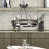 Toltec Lighting Belmont 4 - Light Chandelier in  Graphite/Distressed Wood - 2 of 3