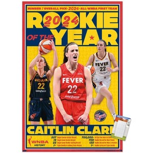 Trends International WNBA Indiana Fever - Caitlin Clark 2024 Rookie of the Year Unframed Wall Poster Prints - 1 of 4