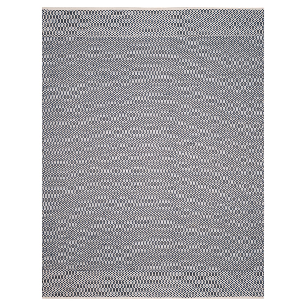 Ivory/Navy Abstract Woven Area Rug - (8'x10') - Safavieh