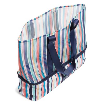 Vera Bradley Women's Outlet Mesh Dual Compartment Tote Bag Cabana Stripe — фото 3