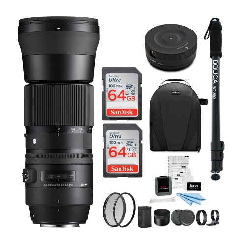 Sigma 150-600mm F/5-6.3 Dg Os Hsm Contemporary Lens (nikon) With