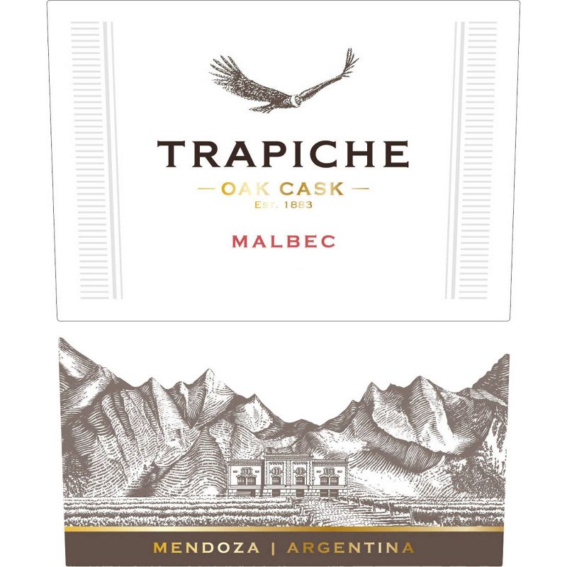 Trapiche Malbec Red Wine - 750ml Bottle, 2 of 7