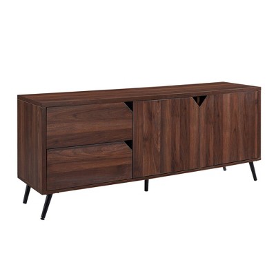 target mid century media console