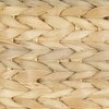 Springcrest Woven Seagrass Small Drum Lamp Shade 10" Top x 12" Bottom x 8.25" Slant x 8" High (Spider) Replacement with Harp and Finial - 3 of 4