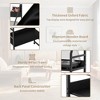 HDZNVF Record Player Stand With Vinyl Storage, 3 Tier Vinyl Records Display Turntable Shelf Holds Up To 400 Albums Black - 4 of 4