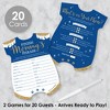 Big Dot of Happiness Royal Prince Charming - 2-in-1 Baby Shower Cards - Activity Duo Games - Set of 20 - 2 of 4