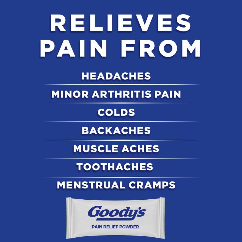 Goody&#39;s Extra Strength Headache and Pain Relief Powder - Aspirin (NSAID) - 50ct, 5 of 9