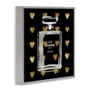 Stupell Industries Glam Brand Perfume Hearts Pattern Black Framed Giclee Art - 3 of 4