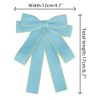 Elerevyo Women's Wedding Party Ribbon Brooch Pin Bow Tie - 2 of 4