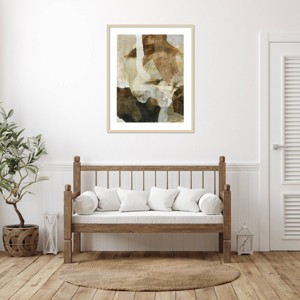 Amanti Art Mirrored Terrain III by Urban Road Wood Framed Wall Art Print - 1 of 4