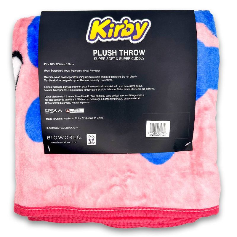 Kirby Fleece Throw Blanket, 3 of 4