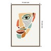 Amanti Art Color Abstract Faces #2 by Jay Stanley Canvas Wall Art Print Framed 16 x 23-in. - 4 of 4