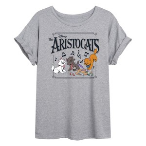 Women's - Disney - The Aristocats Oversized Graphic T-Shirt - 1 of 4