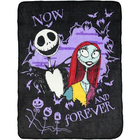 Nightmare Before Christmas Now And Forever Micro Raschel Throw