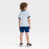 Toddler Boys' 2pc Spidey & Friends Miles Morales Polo Top & Shorts Set - Dark Blue - 2 of 4