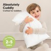 KeaBabies Cuddly Toddler Pillow with Pillowcase, 13X18 Kids Pillow for Sleeping, Small Travel Pillows, Nursery Pillow - 2 of 4
