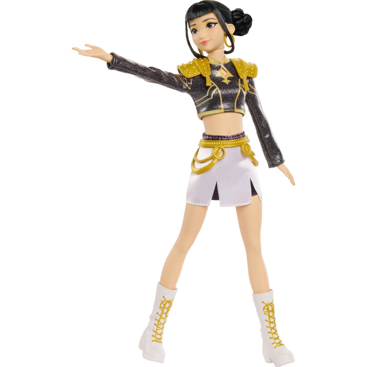 Детские куклы KPop Demon Hunters HUNTR/X Zoey Golden Singing Doll in Removable Outfit and 5 Posable Joints — фото 5