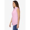 Woman Within Plus Size Perfect Sleeveless Shirt - 4 of 4